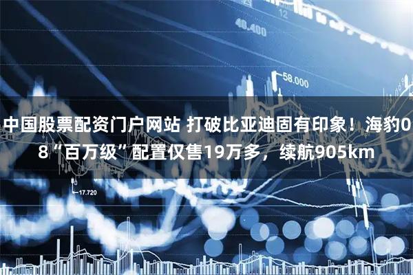 中国股票配资门户网站 打破比亚迪固有印象！海豹08“百万级”配置仅售19万多，续航905km